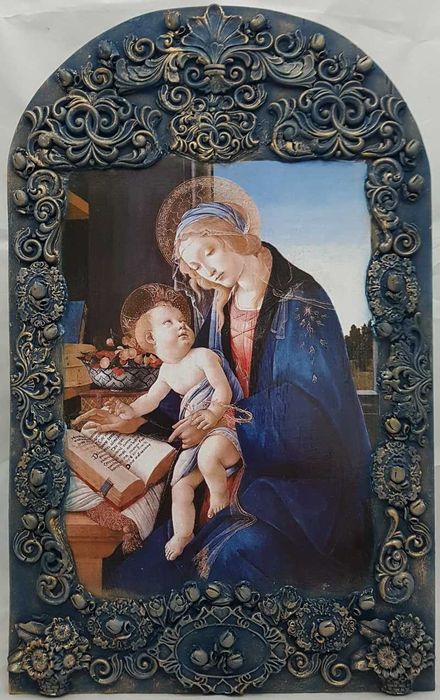 Obraz na desce - 18.  Madonna z książką