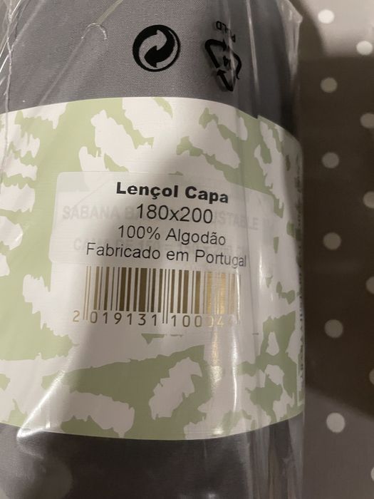 Lençois capa cinzento escuro