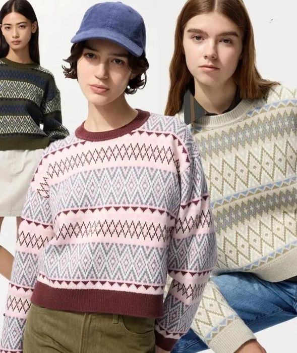 Светр uniqlo з люксовим брендом jw anderson