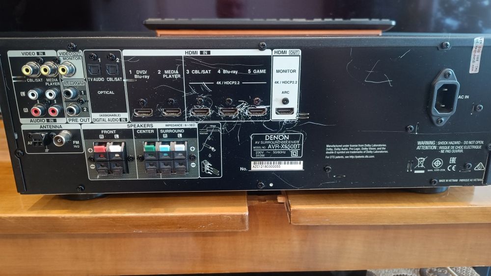 Amplituner Denon x550bt