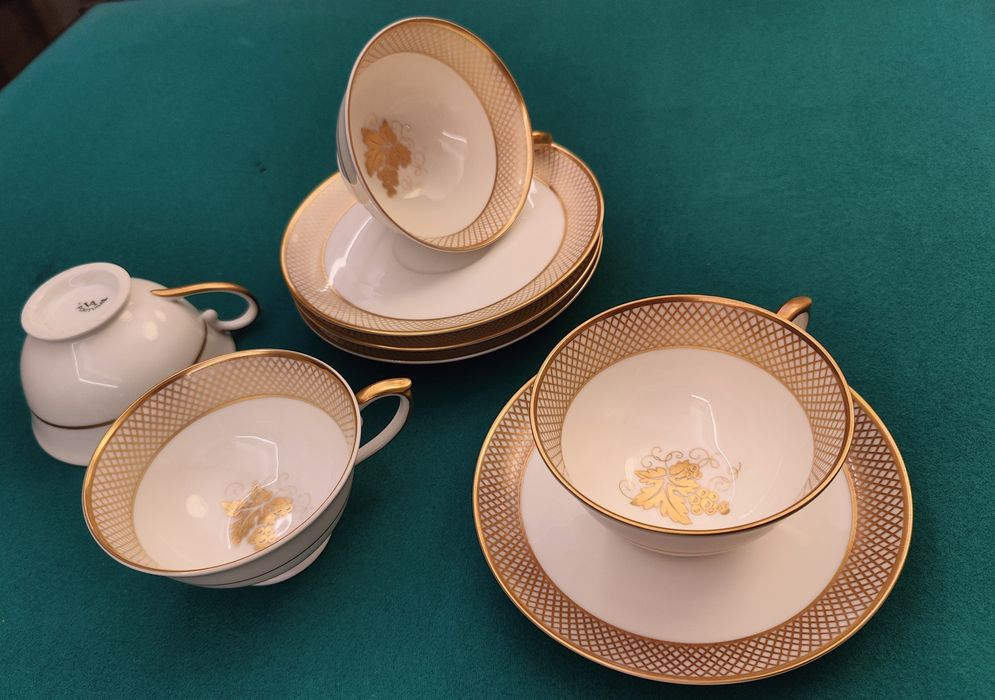 Conjunto 4 chávenas de chá Vista Alegre