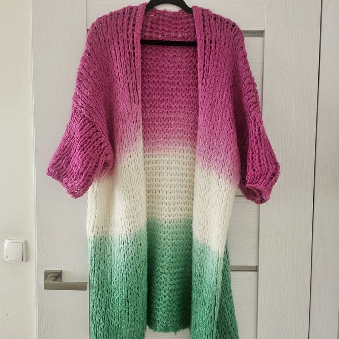 Kardigan-sweter z moherem nowy