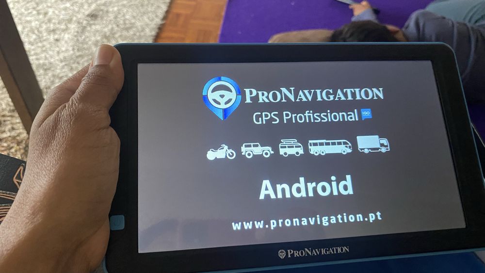 Gps e tablet profissional