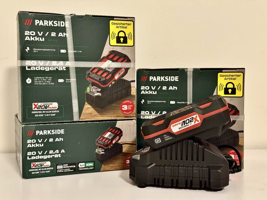 Новий акумулятор і зарядний пристрій Parkside серії X20V Team