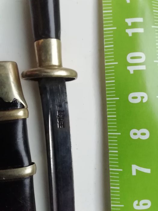 Miecz , szabla miniatura sygnowana zamienię