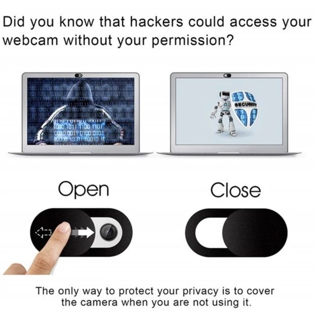 Захисна шторка кришка заглушка для веб-камери Webcam Cover Privacy