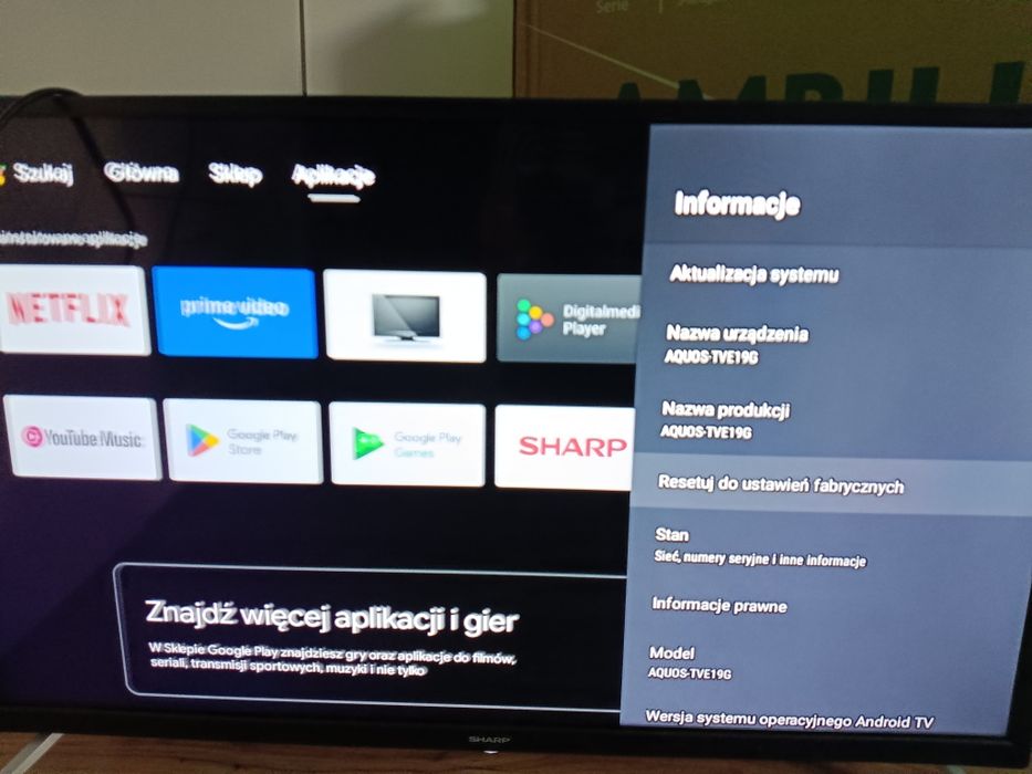 Telewizor Sharp 32 cale aquos smart android