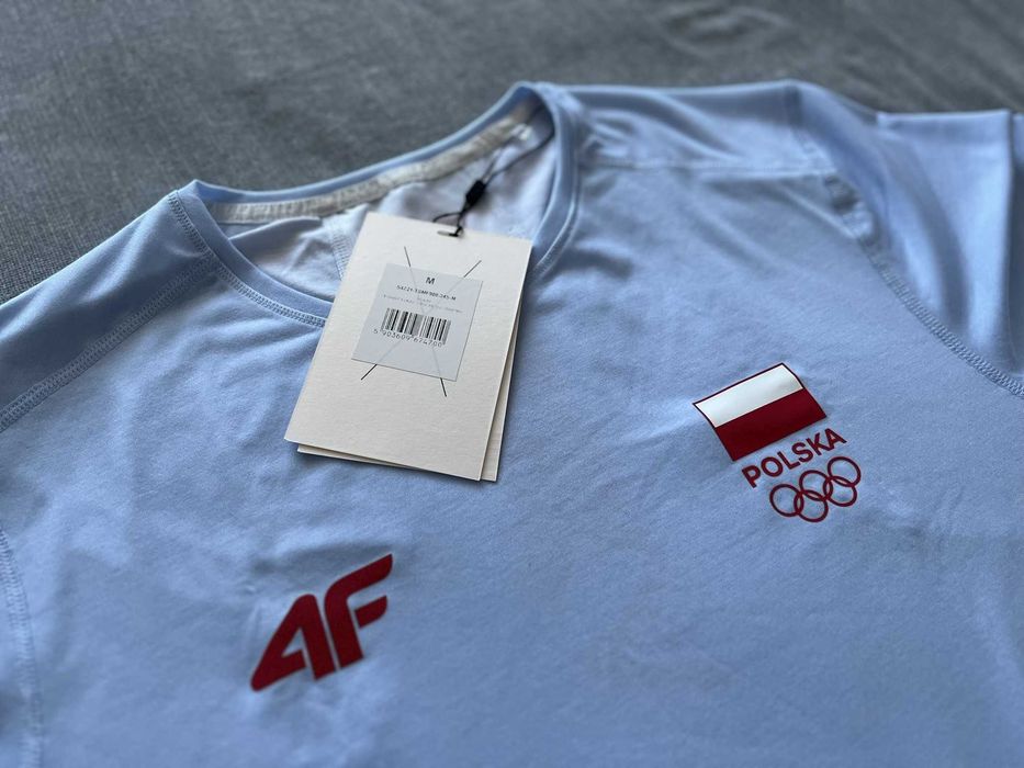 4F Koszulka funkcjonalna  - POLSKA Pekin 2022 - M - Olimpiada