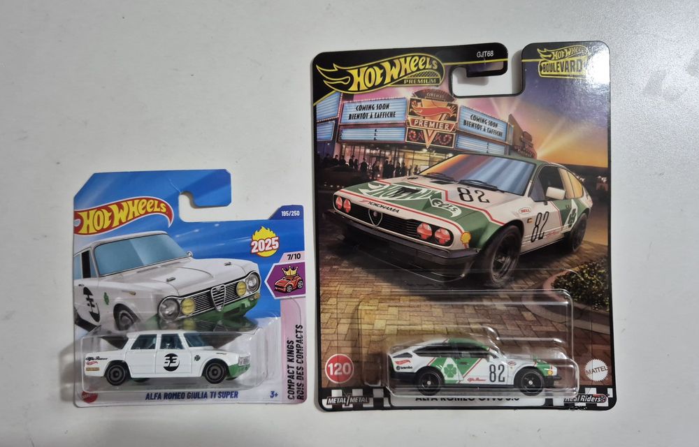 2 Alfa Romeo Hotwheels