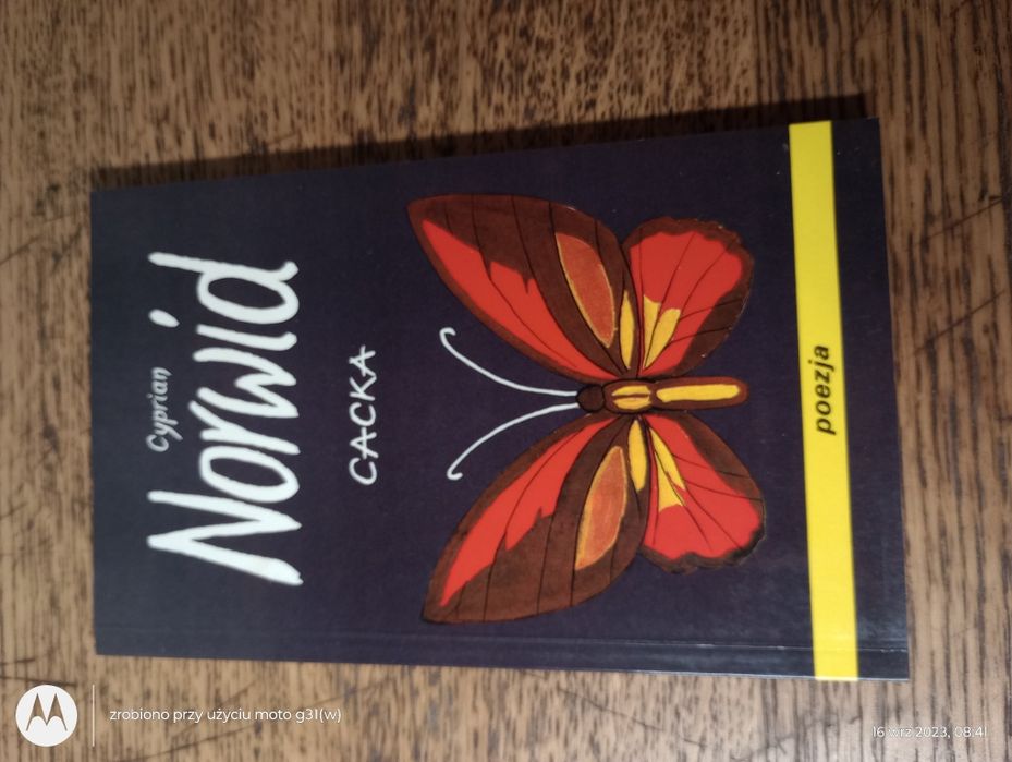 3897. Cacka. Cyprian Norwid. Wiersze.