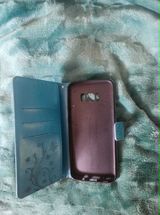 Capa azul para Samsung 8+