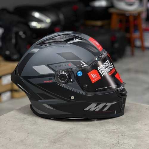 MT STINGER 2 Zivze C2 Matt Grey Мотошлем Шлем для мотоцикла/скутера