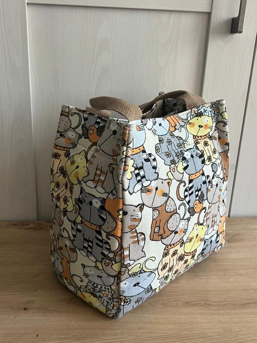 Torba materiałowa w kotki