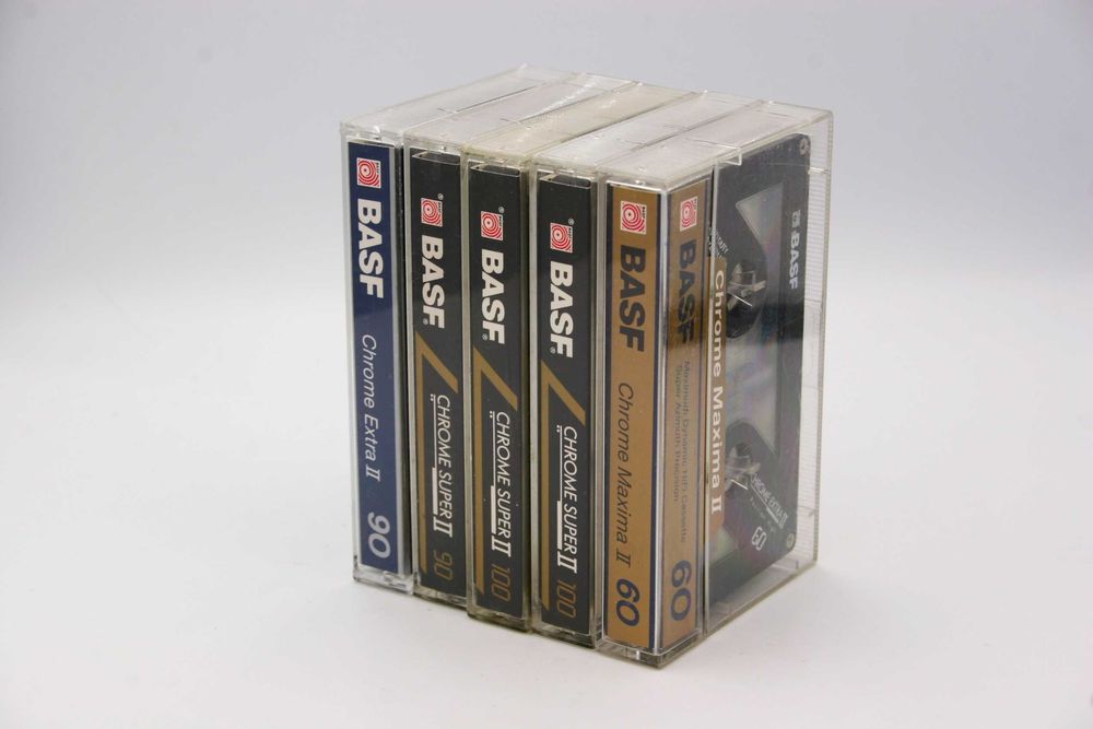 5 kaset magnetofonowych BASF aa08