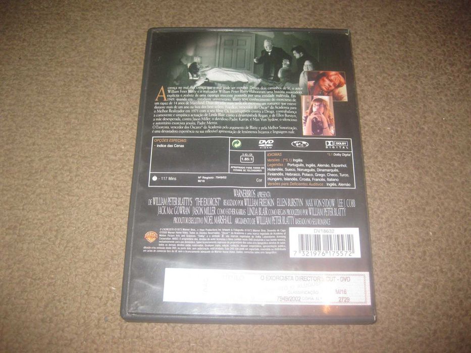 DVD "O Exorcista" com Linda Blair