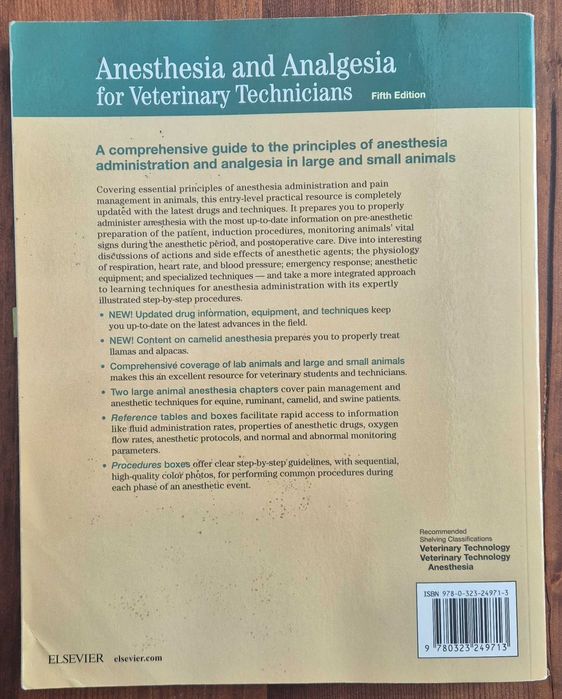 Livro de veterinaria - Anesthesia and Analgesia for Veterinary Technicians