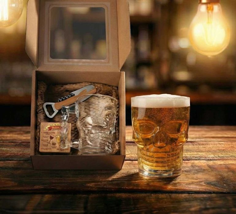 Kufel Do Piwa Z Grawerem Zestaw Prezentowy 500ml Otwieracz Urodziny