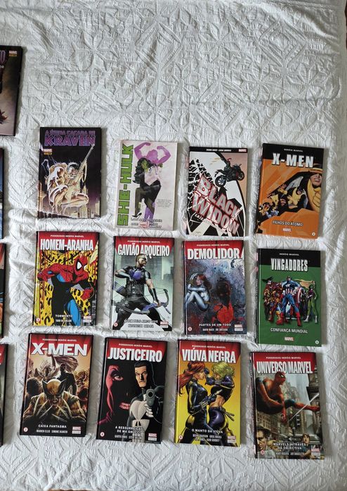 Livros Marvel BD, Venda separada ou em conjunto.
