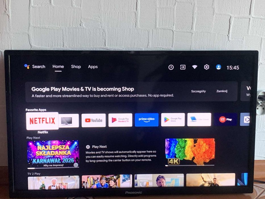 Telewizor 32 sali z smartem YouTube Netflix i Internet oraz inne