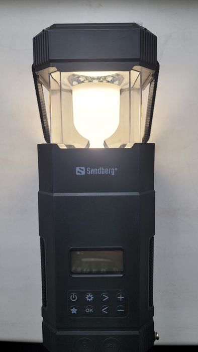 Повербанк-ліхтар Sandberg 10000mAh+FM+DAB+Bluetooth колонка