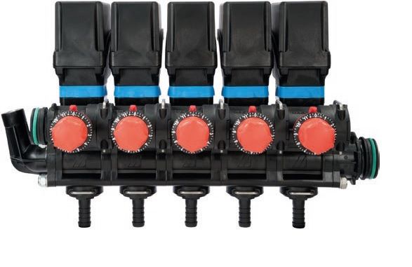 Blok elektrozaworów rozdzielacz zawór zawory KVERNELAND RAU