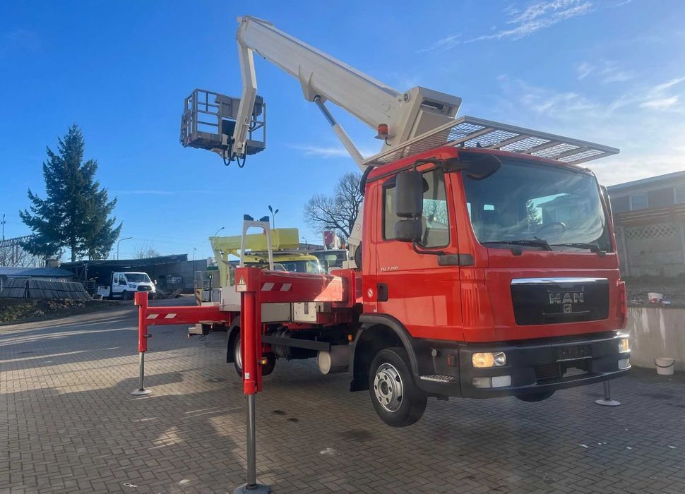 Автовишка MAN TGL 7.150 Ruthmann T330 33м виліт 21м боковий виліт320кг