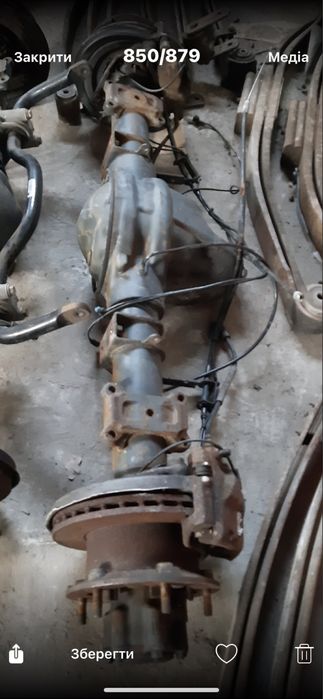 Задні мости Mercedes Sprinter W906,W907 спарка, та однокатткові