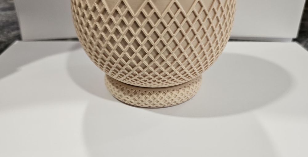 Vaso estilo moderno em PLA