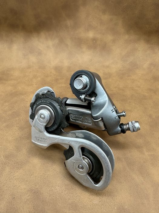 Retro przerzutka tylna Shimano 600 Tricolor RD-6400 Ceramic Bush Pulle