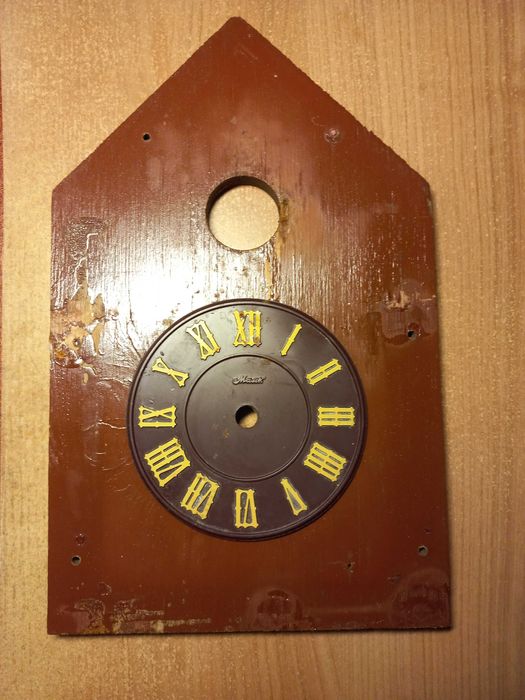 антикварные часы МАЯК с кукушкой (по запчастям)