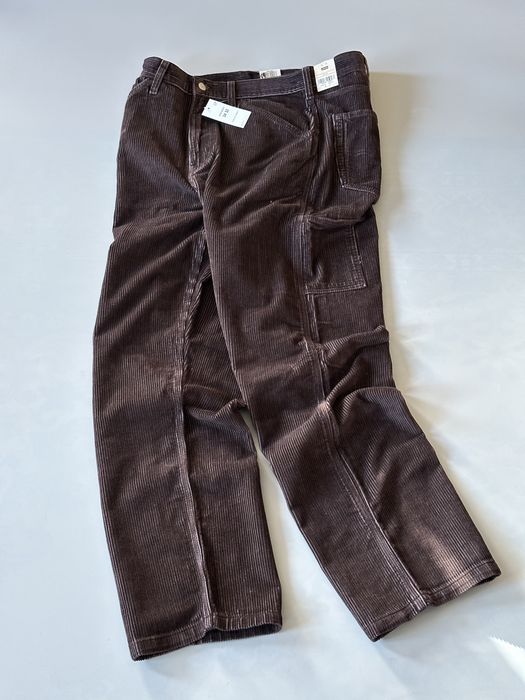 Штани ОРИГІНАЛ Levis 568 Carpenter Pants (34-32) Бордовий
