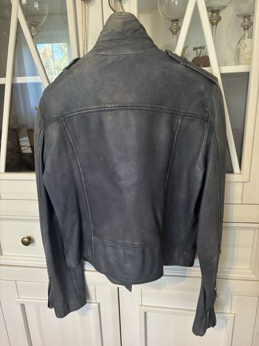 Kurtka skórzana Massimo Dutti