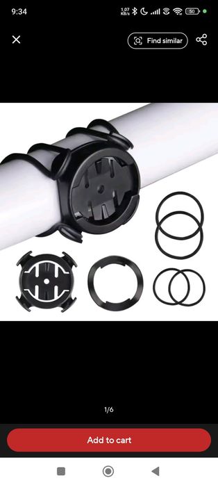 Uchwyt adapter komputer Garmin edge iGPSPORT na kierownicę MTB szosa
