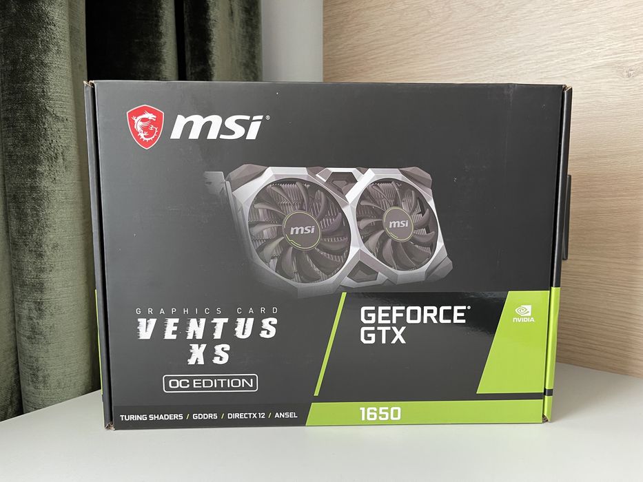 Продам новую видеокарту MSI GEFORCE GTX 1650