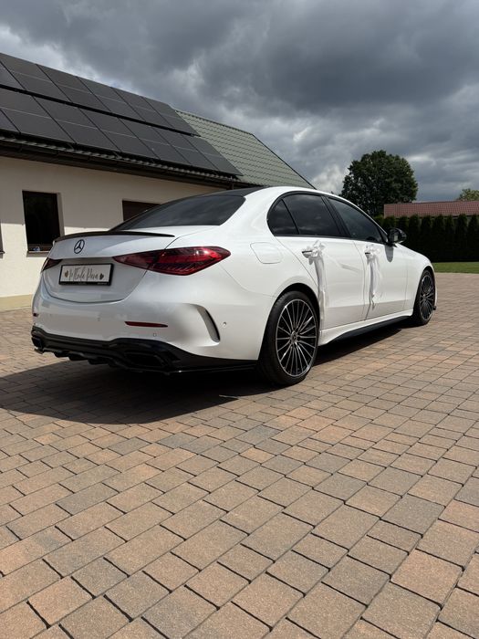 Samochód do ślubu Mercedes, biały