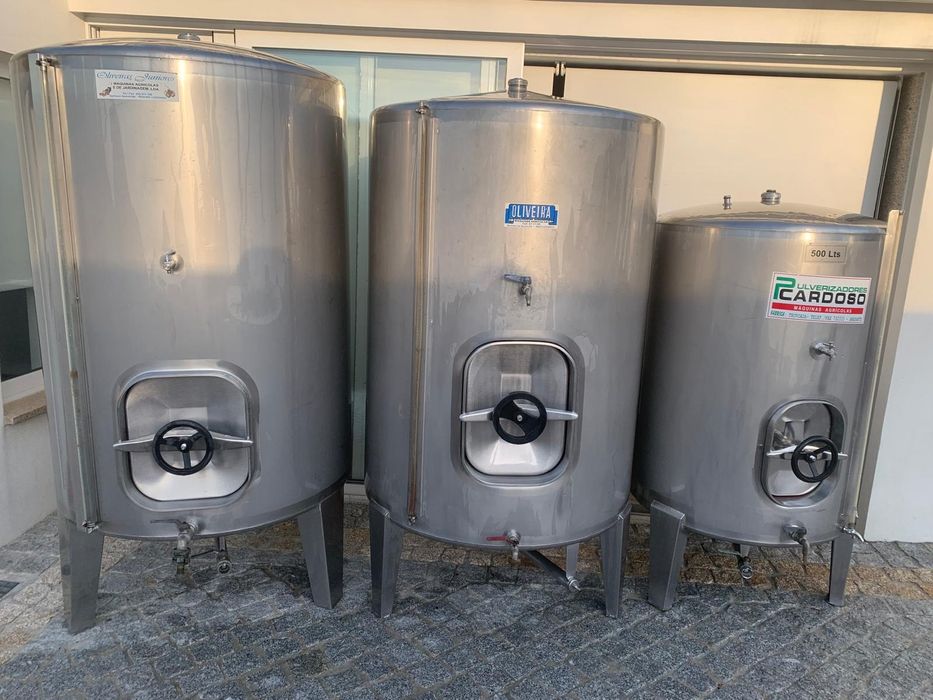 Cubas de inox  500L