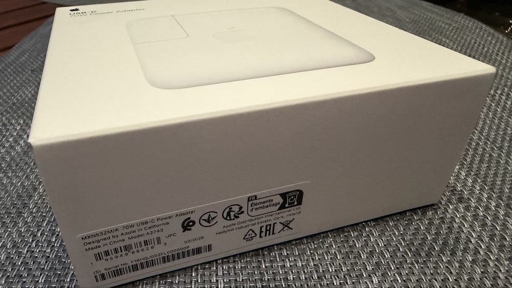 Ładowarka Apple Macbook 70W A2743 MXN53ZM/A