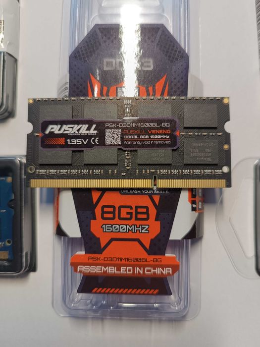 Oперативна память Tecmiyo SODIMM DDR3 pc3 8Gb 1600 MHz 1.35 1.5
