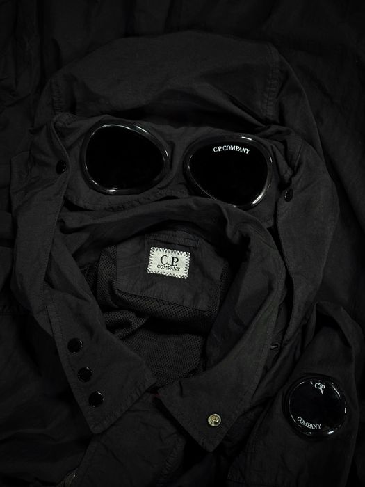 c.p. company flatt nylon mixed goggle overshirt оригинал