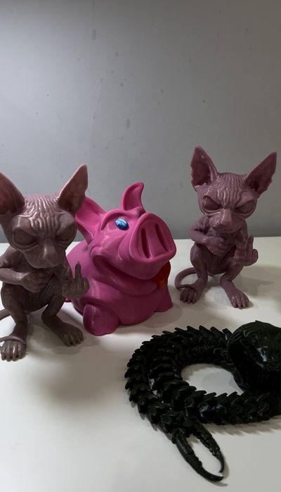 Копилка подарок свинка Хрюша 3D печать