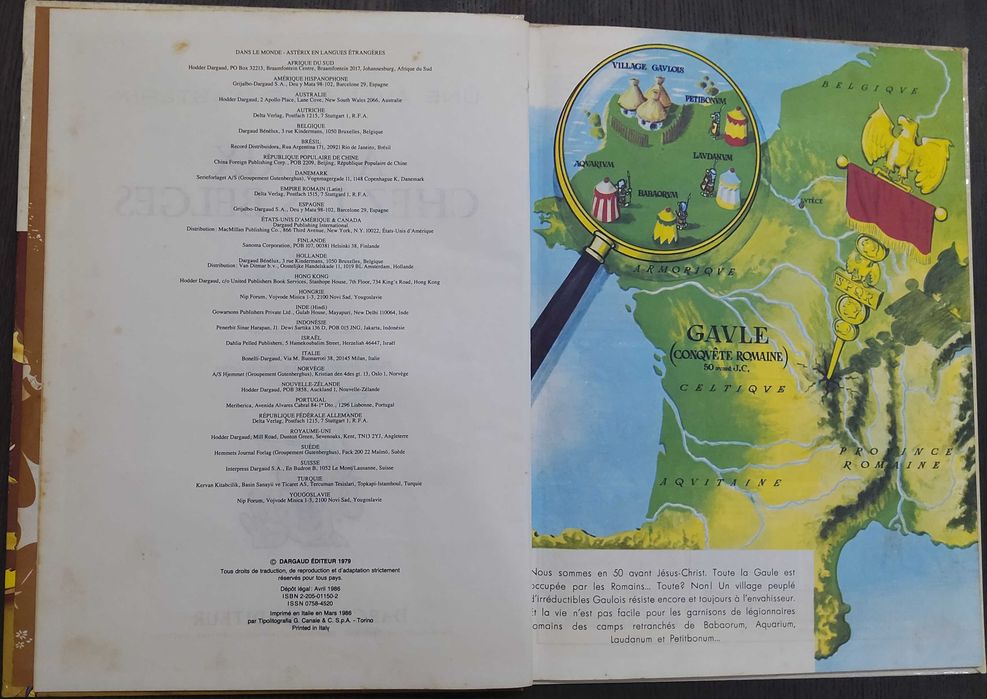 Axtérix Chez Les Belges - Edição Dargaud de 1986