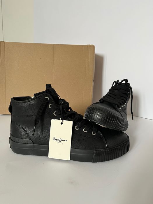 Trampki skórzane męskie Pepe Jeans; nowe, z metką; rozmiar 42