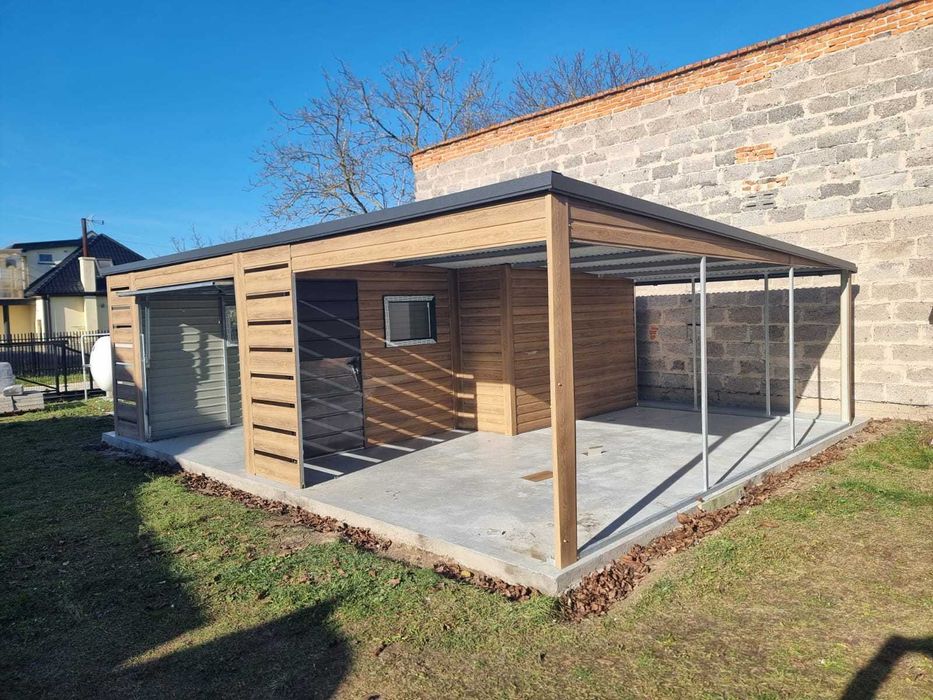 Garaż Blaszany 6x6 od producenta na Wymiar.Garaże Hale Wiaty