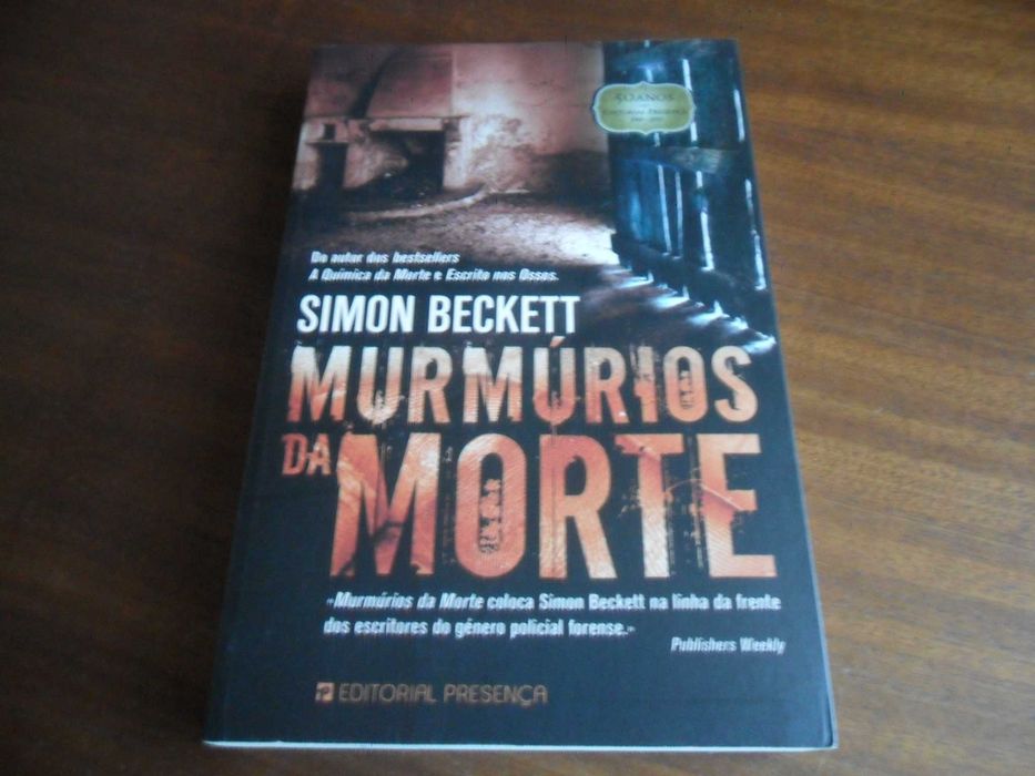 "Murmúrios da Morte" de Simon Beckett - 1ª Edição de 2010