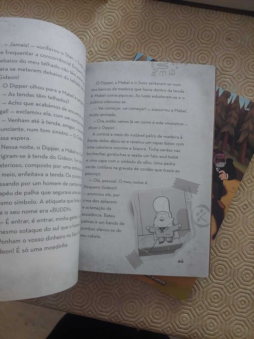Livros colecção gravity falls
