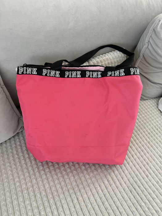 Torba Victoria’s Secret do ręki na ramie Pink