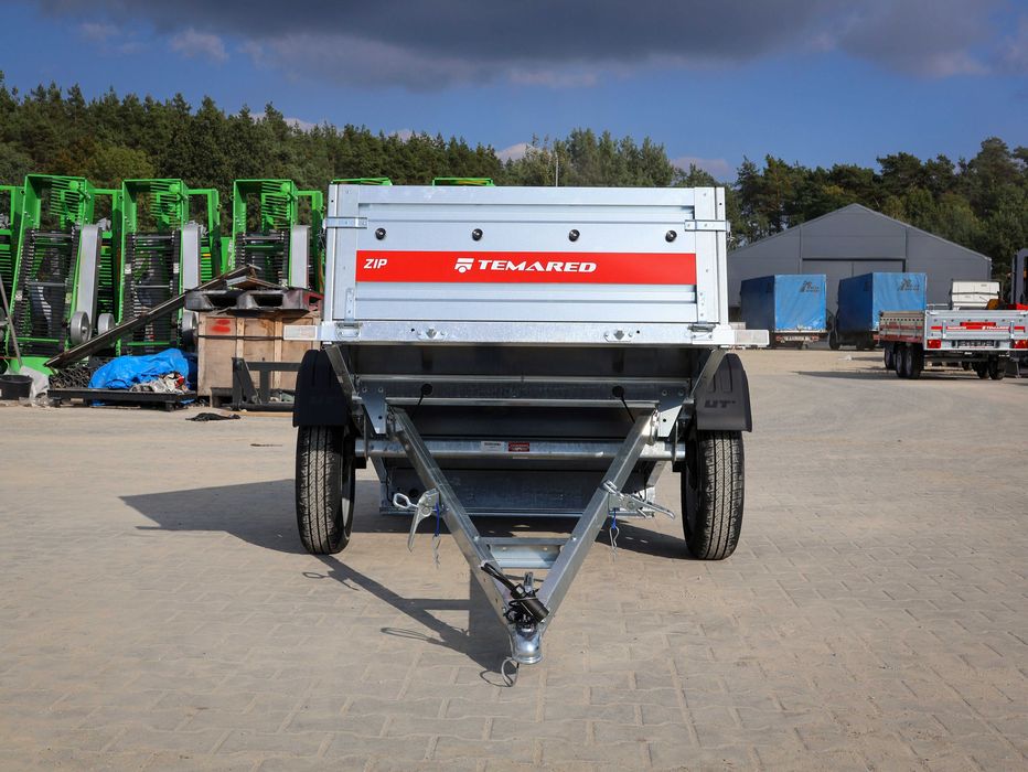 Temared ZIP 2010 KIPP przyczepa 201 x 106 cm z uchylnym dyszlem