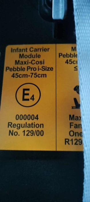 Fotelik 0-13 kg Maxi Cosi model Pebble Pro I-size