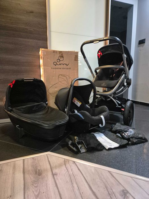 Wózek dziecięcy, KOMPLETNY Quinny buzz xtra + akcesoria! Idealny!