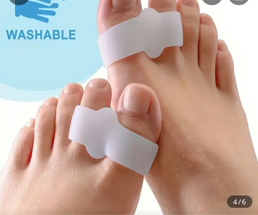 Силіконові роздільники пальців/розделки великого пальця - м'який гнучк